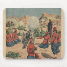 Moroccan artillerymen mousepads