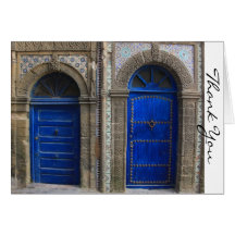 Moroccan Doors Thank You Card
