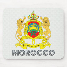Morocco Coat of Arms Mouse Pad