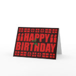 Morocco Flag Birthday Card