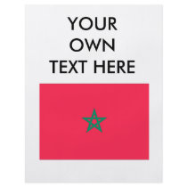 Morocco Flag Full Color Flyer