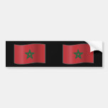 Morocco waving, Morocco Bumper Sticker