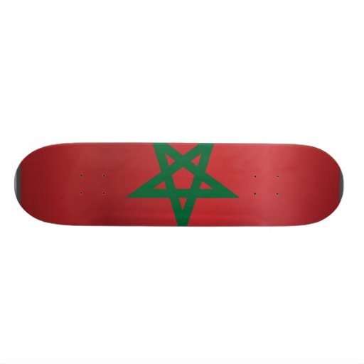 Morocco waving, Morocco Custom Skateboard