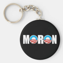 Moron Obama,anti Obama Key Chain