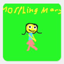 Morphing Mary Sticker