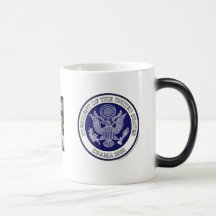 Morphing Mug,Qbama President Seal