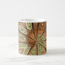 Morphing surprise abstract flower Mug