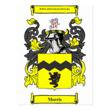 Morris (Irish) Coat of Arms Postcards