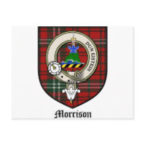 Morrison Clan Crest Badge Tartan Postcards