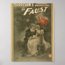 Morrison's of Faust, 'Faust and Marguerite' Poster