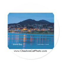 Morro Bay After Dark California Products stickers