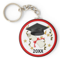 Mortar and Diploma Graduation 2012 - Customize Keychain