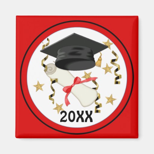 Mortar and Diploma Graduation 2013 - Customize Magnet