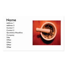 Mortar and Pestle Business Card