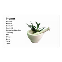 Mortar and Pestle Business Card