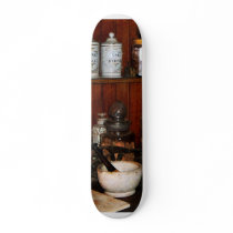 Mortar and Pestle in Drug Store Skate Board