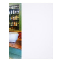 Mortar and Pestle in Pharmacy Letterhead