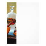 Mortar and Pestle With Bottles Letterhead Design