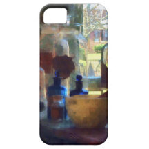 Mortar, Pestle and Bottles by Window iPhone 5 Cover
