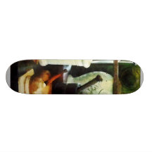 Mortar, Pestles and White Jars Skateboard