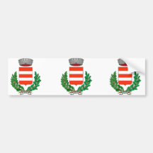 Mortegliano Stemma, Italy Bumper Stickers