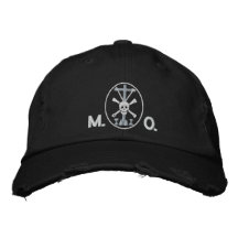 Mortis et Orationis (M.O.) symbol Embroidered Baseball Cap