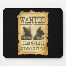 Morts et vivant voulus.  Le chat de Schroedinger Tapis De Souris