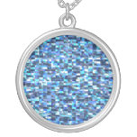 Mosaic Blue Pendant