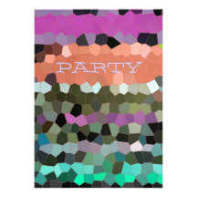 Mosaic Design Party Invitation