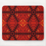 mosaic flower red mousepads