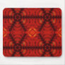 mosaic flower red mousepads