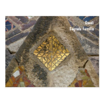 Mosaic from the Sagrada Familia Postcard