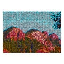 Mosaic Mountain Personalized Invite