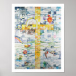 Mosaic of the Cross Print