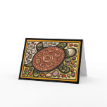 Mosaic Sea Turtle Greeting Cards