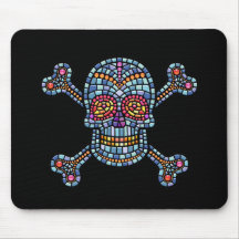 Mosaic Tile Pirate Mousepads