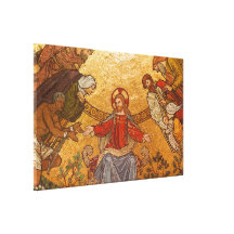 Mosaïque d'église - Jésus-Christ Impressions Sur Toile