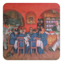 Moscow Cafe, 1916 Square Stickers