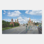 Moscow Kremlin Rectangular Stickers