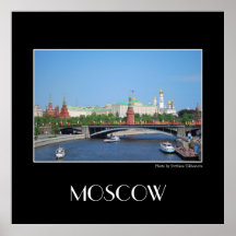 Moscow Kremlin Square Poster