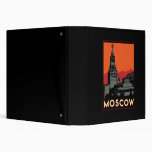 moscow russia kremlin art deco retro travel binder