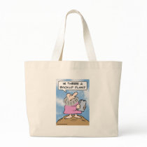 moses commandments backup plan tote bag
