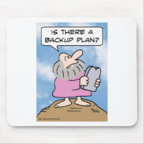moses commandments backup plan mousepad