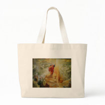 Moses parting the red sea Beach bag.
