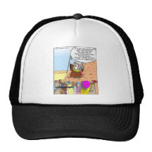 Moses & The Ten Suggestions Funny Gifts & Tees Mesh Hats