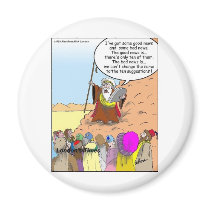 Moses & The Ten Suggestions Funny Gifts & Tees Fridge Magnet