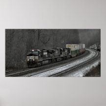 Moshannon Curve Poster