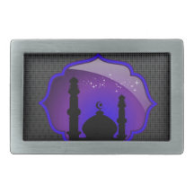 Mosque Design Belt Buckle