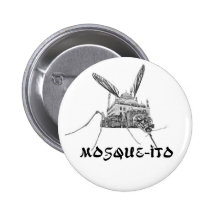 Mosque-ito Pinback Buttons