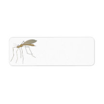 mosquito crane fly labels
